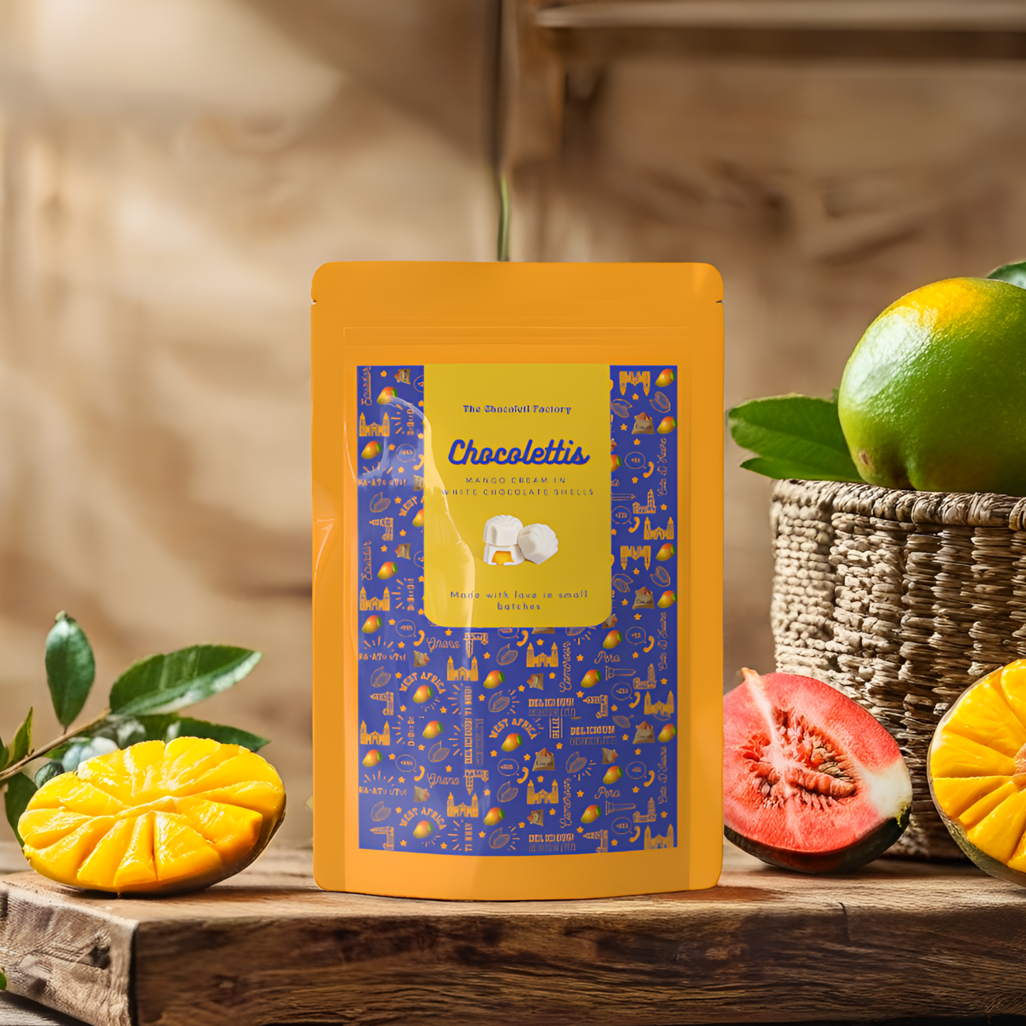 Mango Cream in White Chocolate Shells (3 bags)