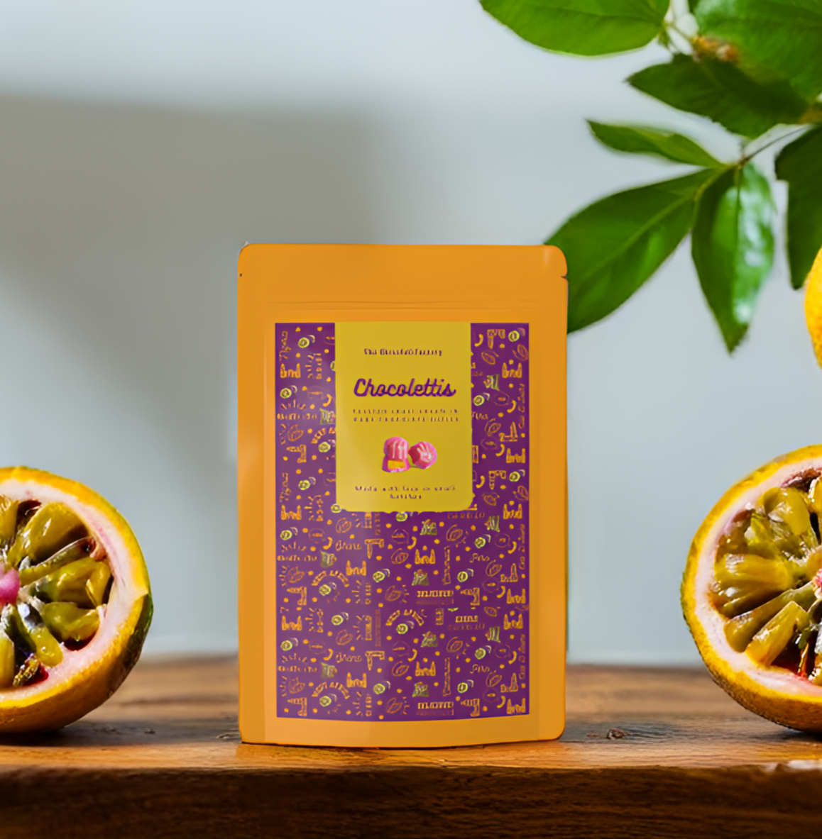 Passion Fruit Cream in Ruby Chocolate Shells (3 bags)
